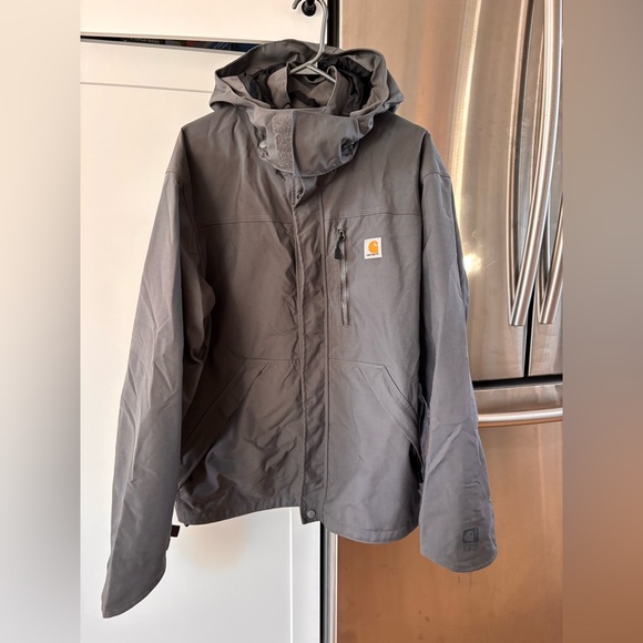 Carhartt Men’s Shoreline Waterproof Breathable Nylon Jacket - Picture 2 of 8